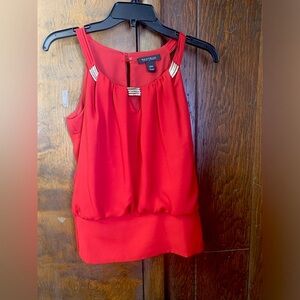 White House Black Market Scarlet Red Tank